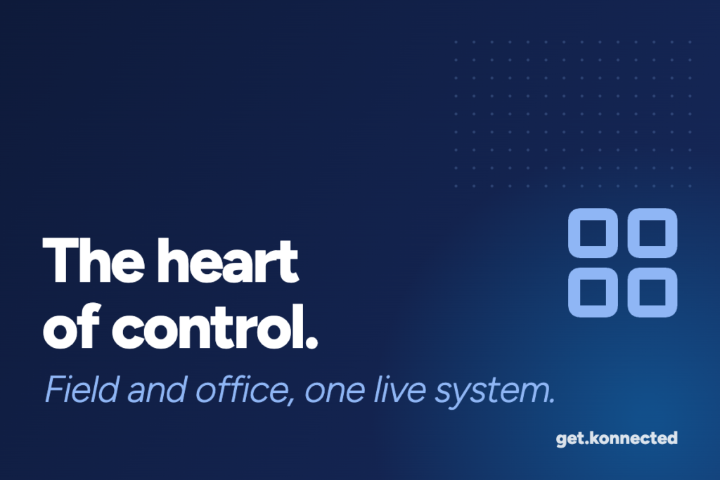 The heart of control. Field and office, one live system.